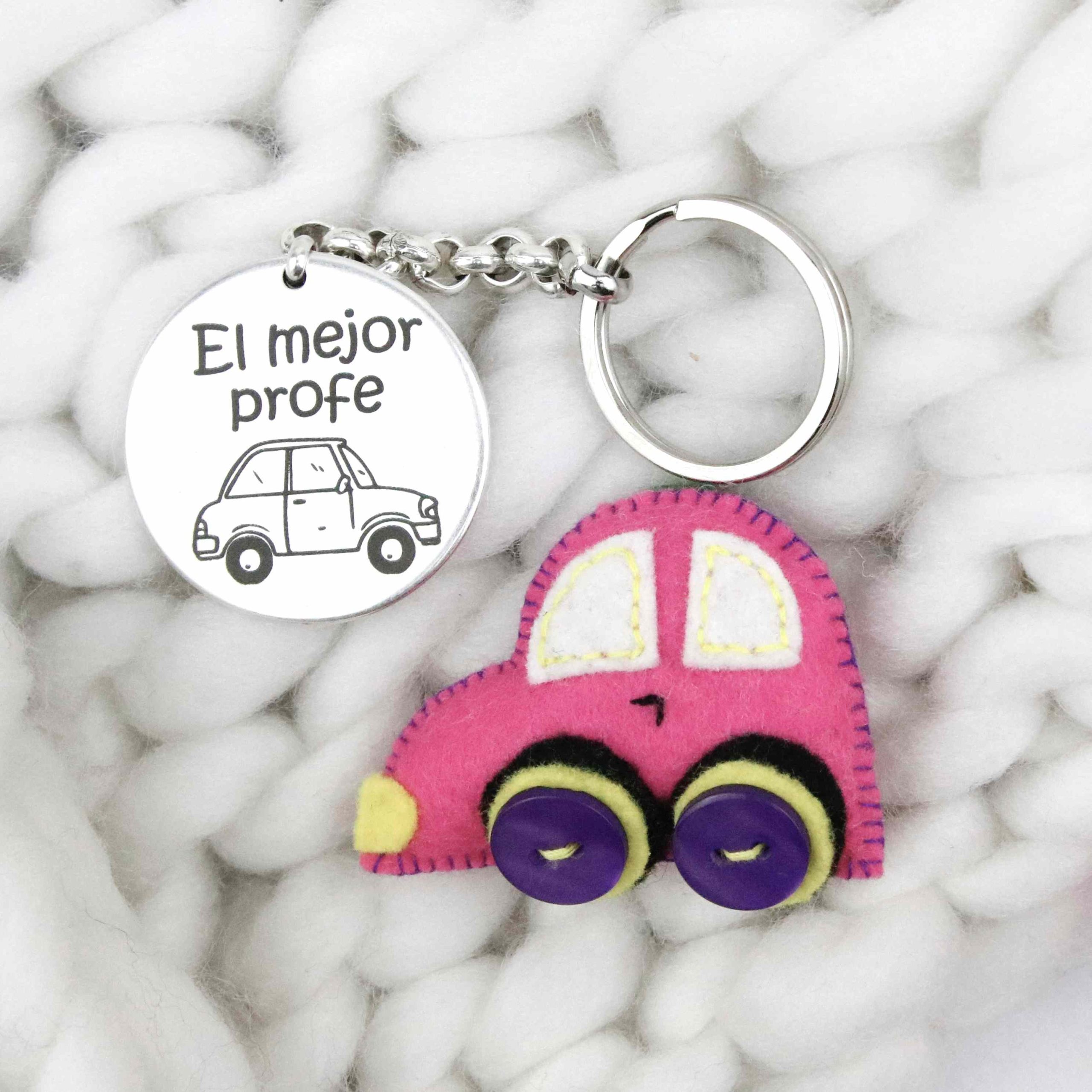 llavero profe de autoescuela