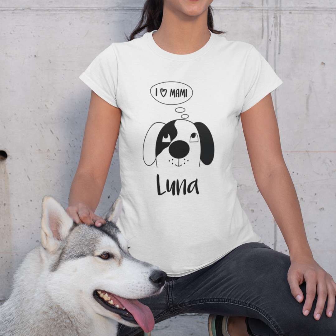 Camiseta personalizada mascota perrete