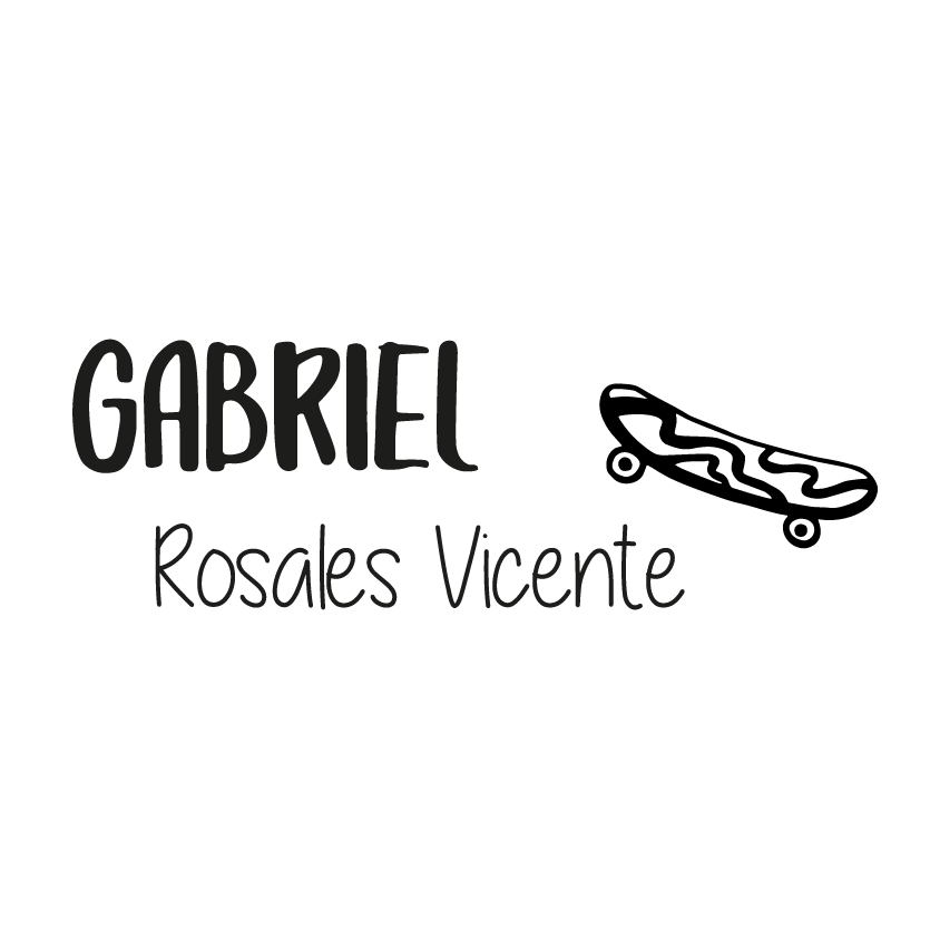 Sello personalizado skate