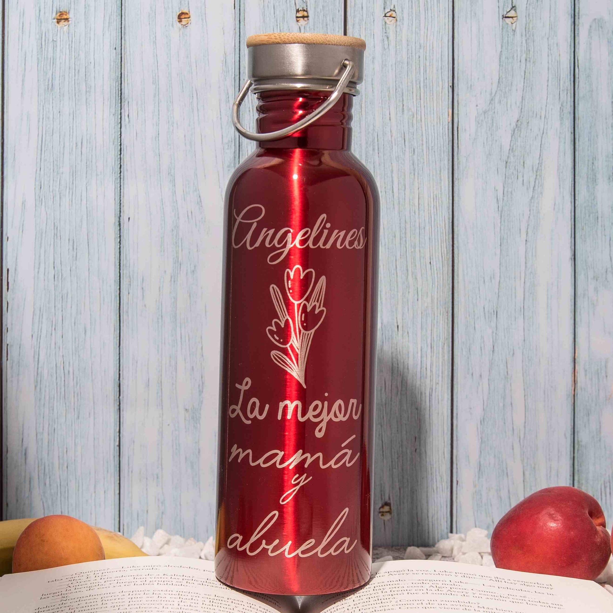 botella personalizada abuela