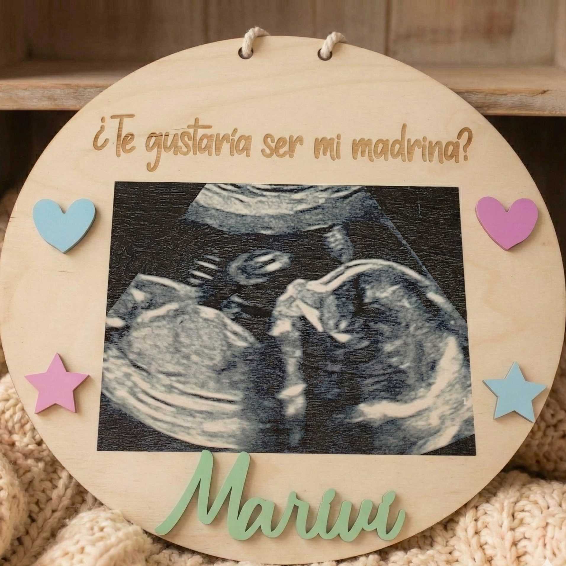 Placa quieres ser mi madrina
