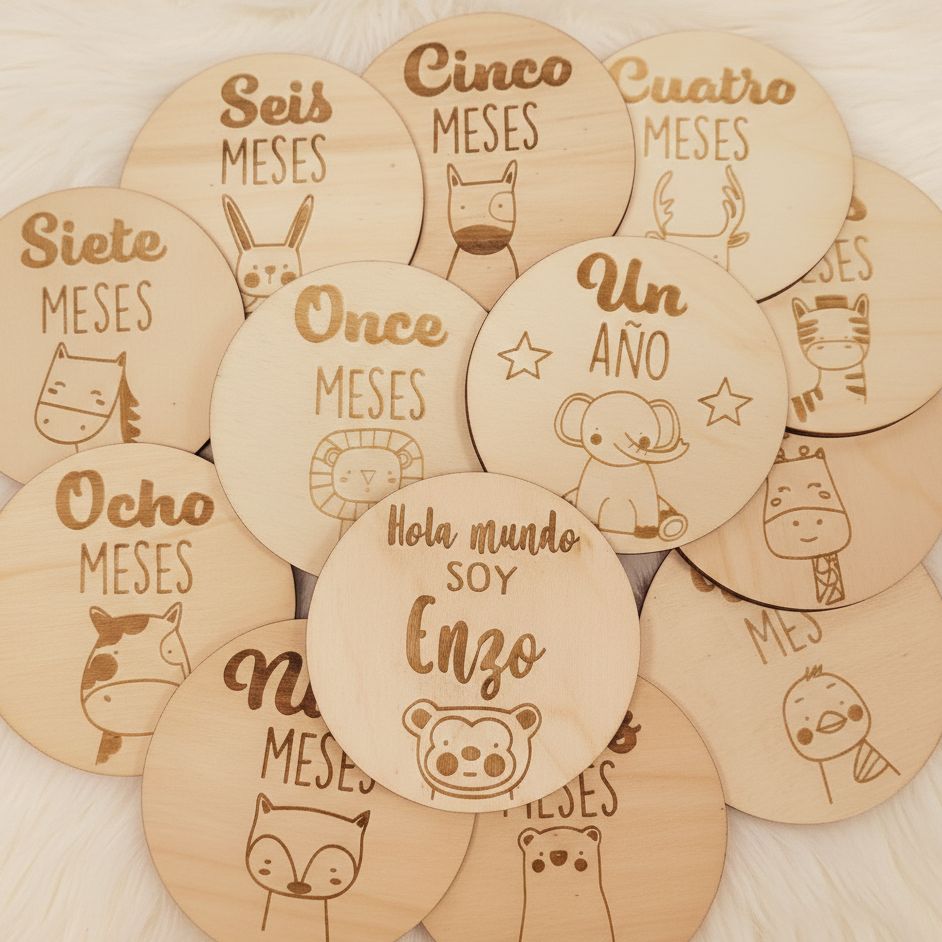 Cumple mes personalizados animales