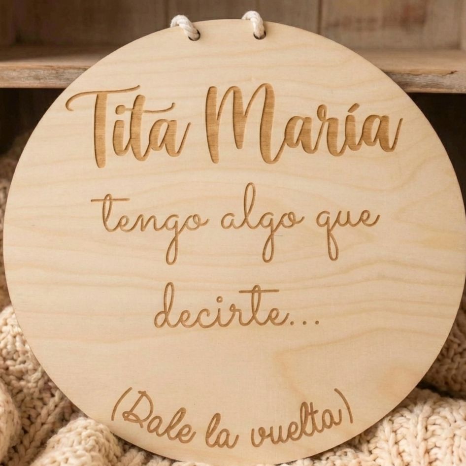 Placa petición madrina