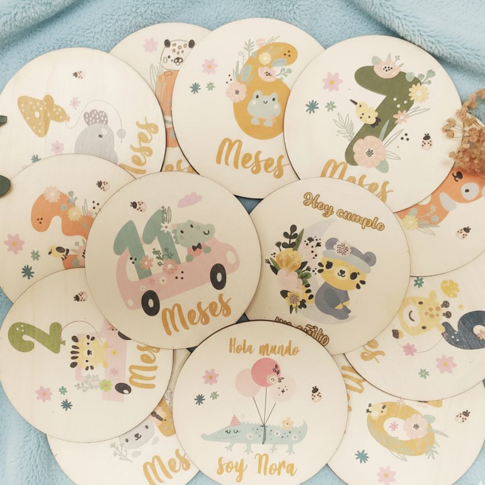 Cumplemes personalizado a color