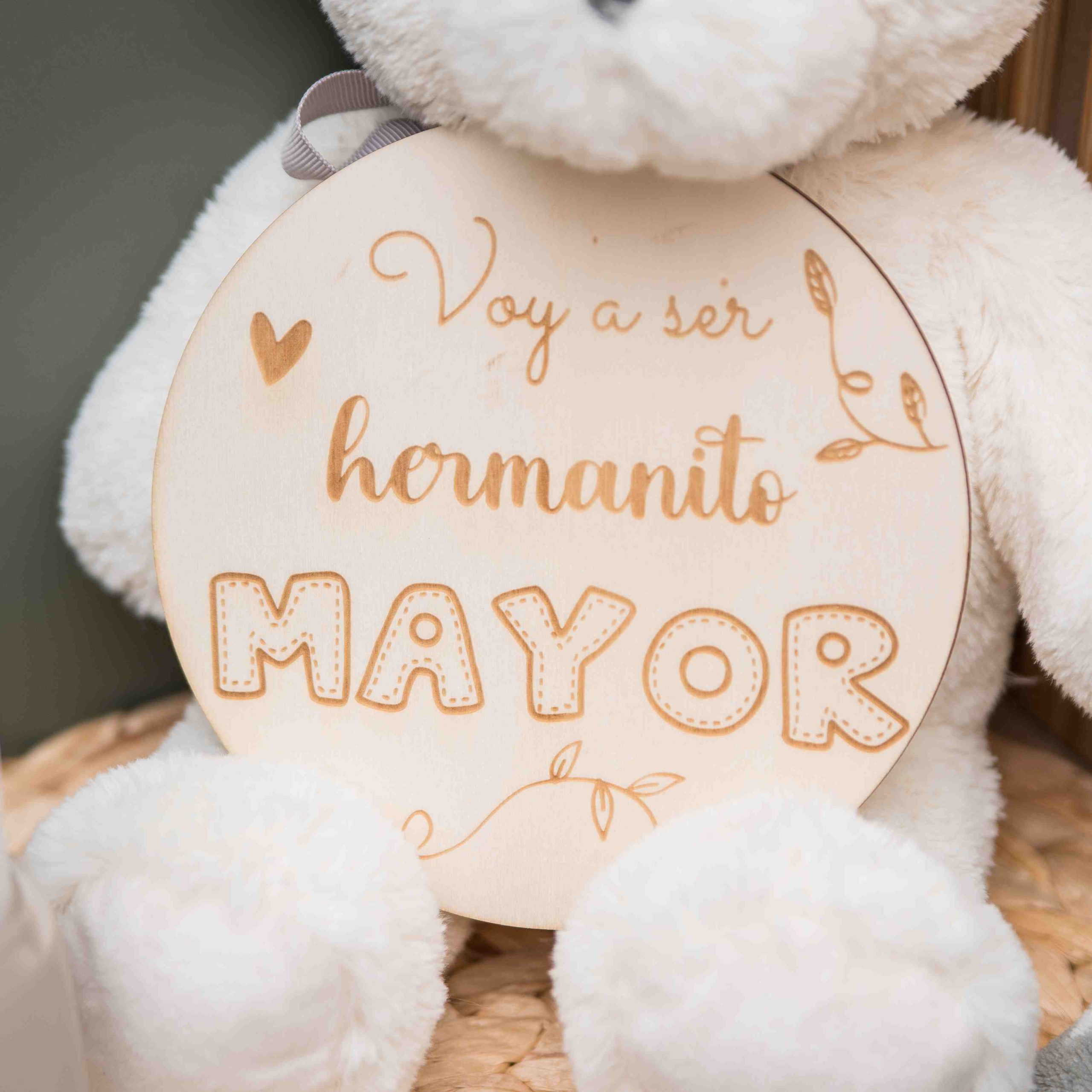 Placa hermanito mayor