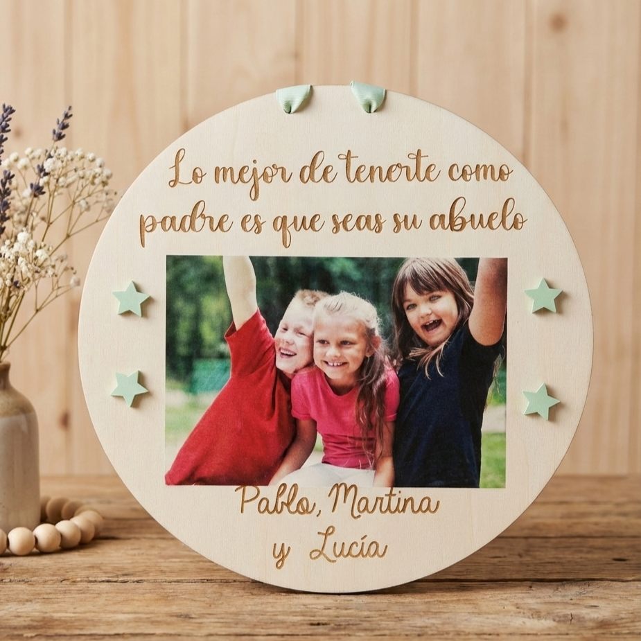 Tabla regalo abuelo personalizada