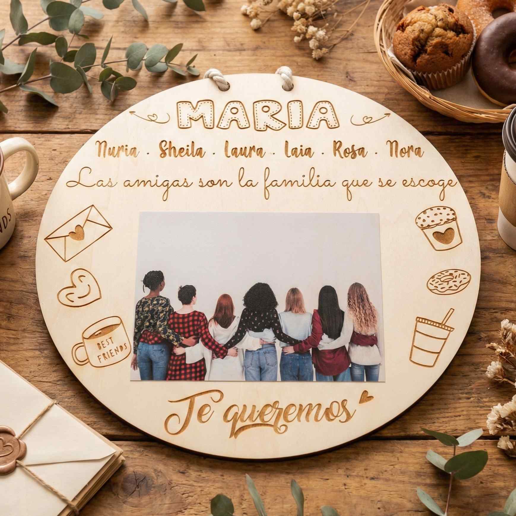 Disco personalizado regalo amigas