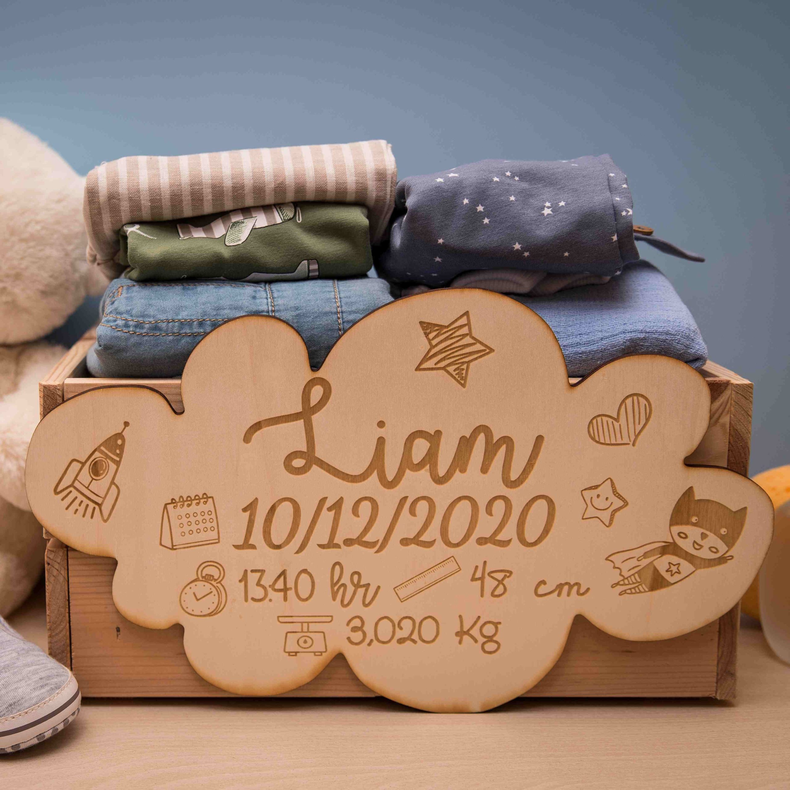 Natalicio personalizado nube
