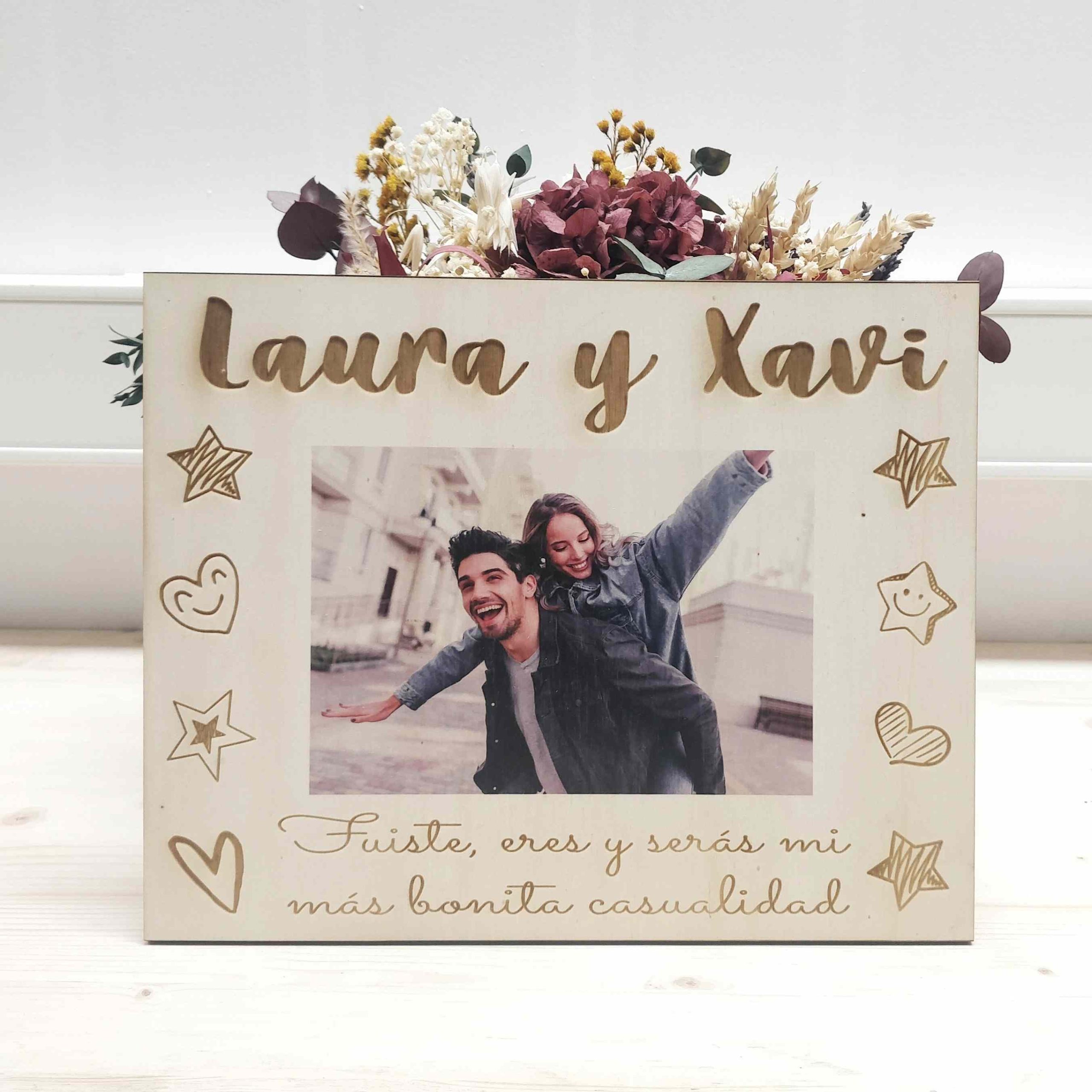 Placa personalizada San Valentín