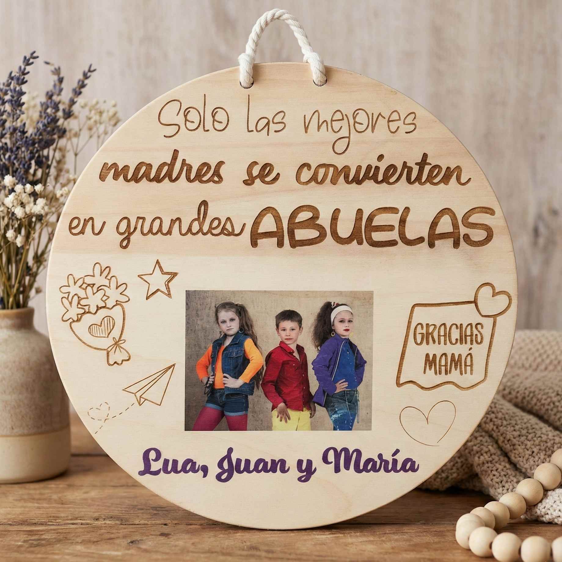 Disco abuela personalizado