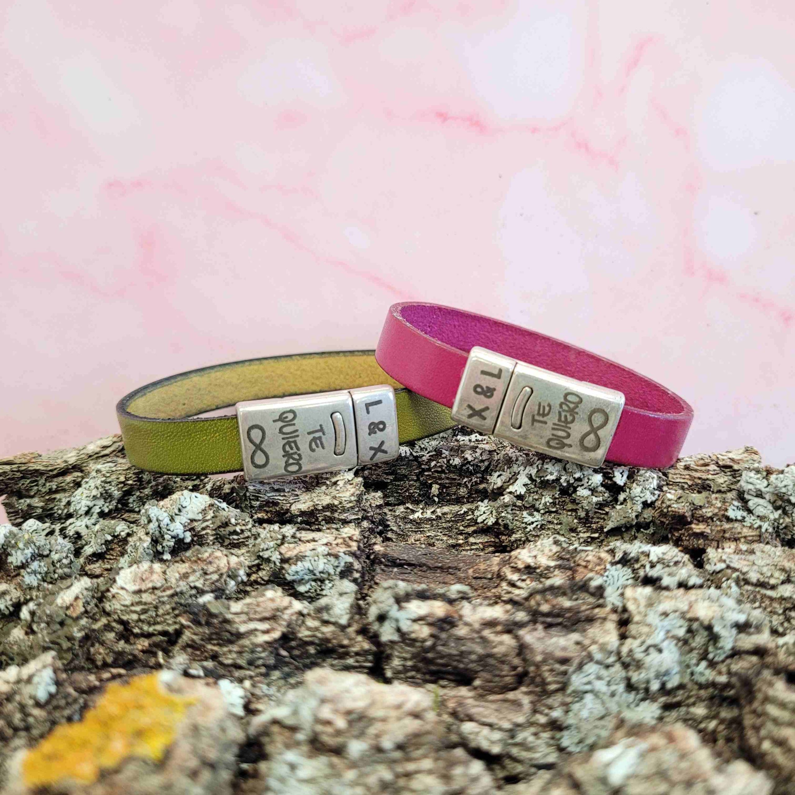 Pulsera cuero San Valentín