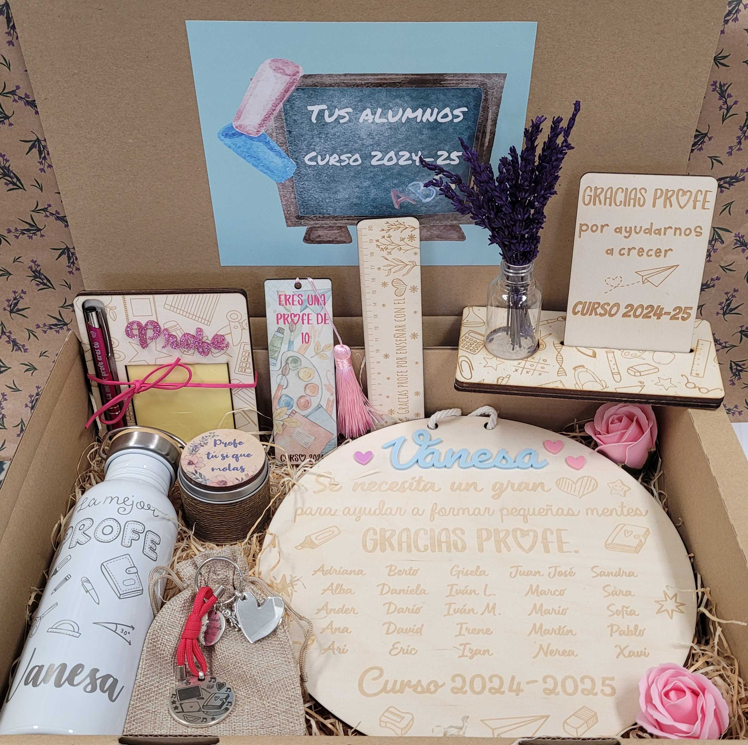 Caja regalo profe