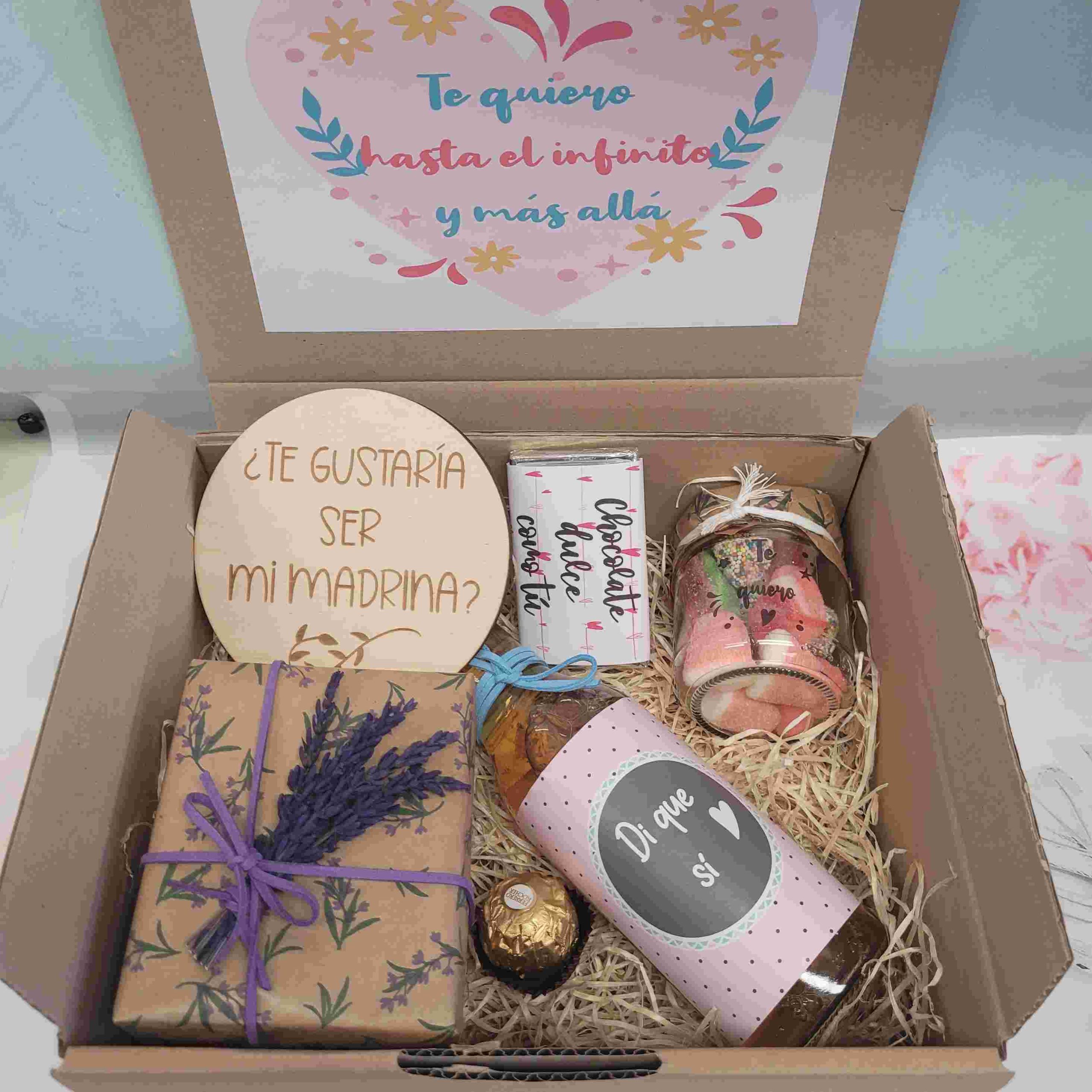Caja personalizada para madrina