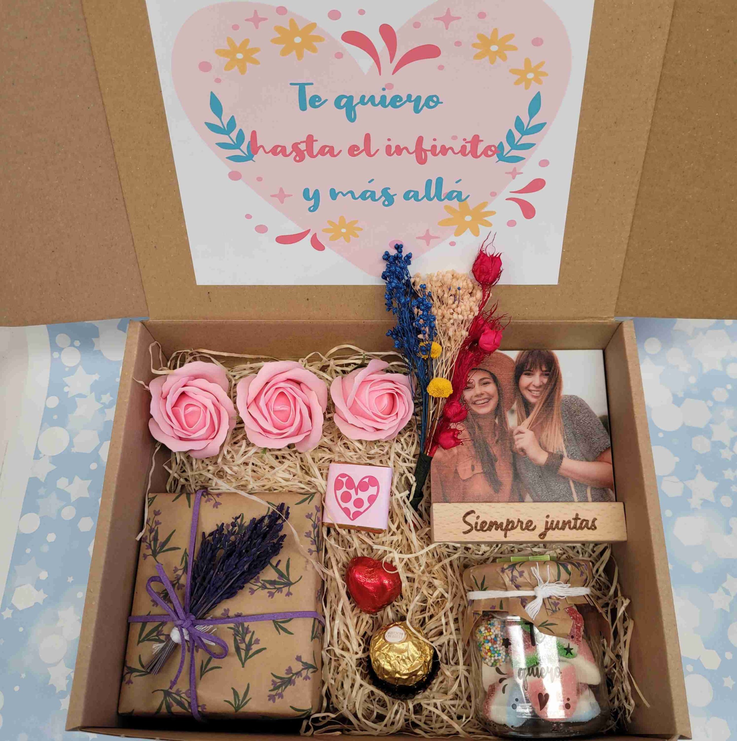 Caja personalizada amigas