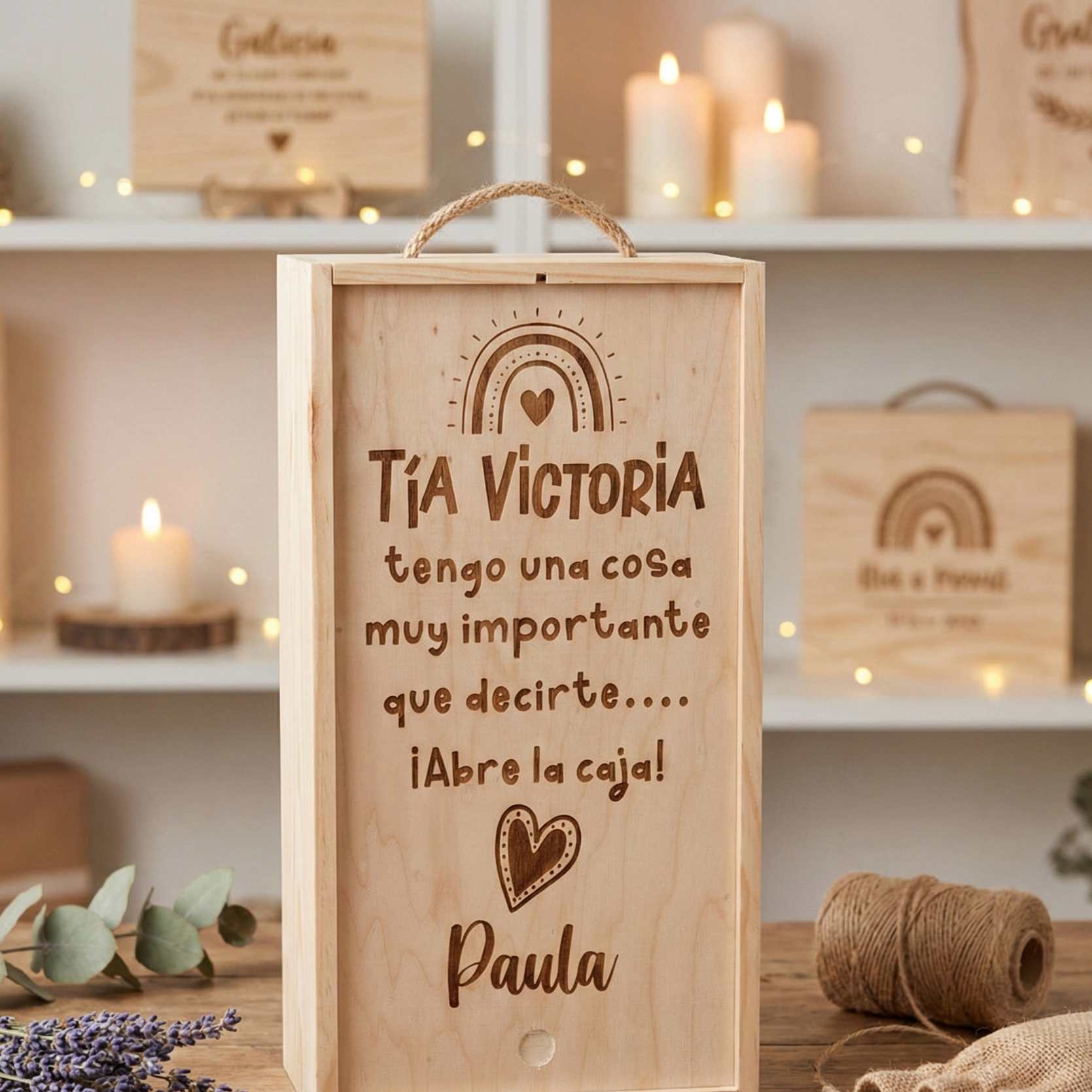 Caja regalo quieres ser mi madrina