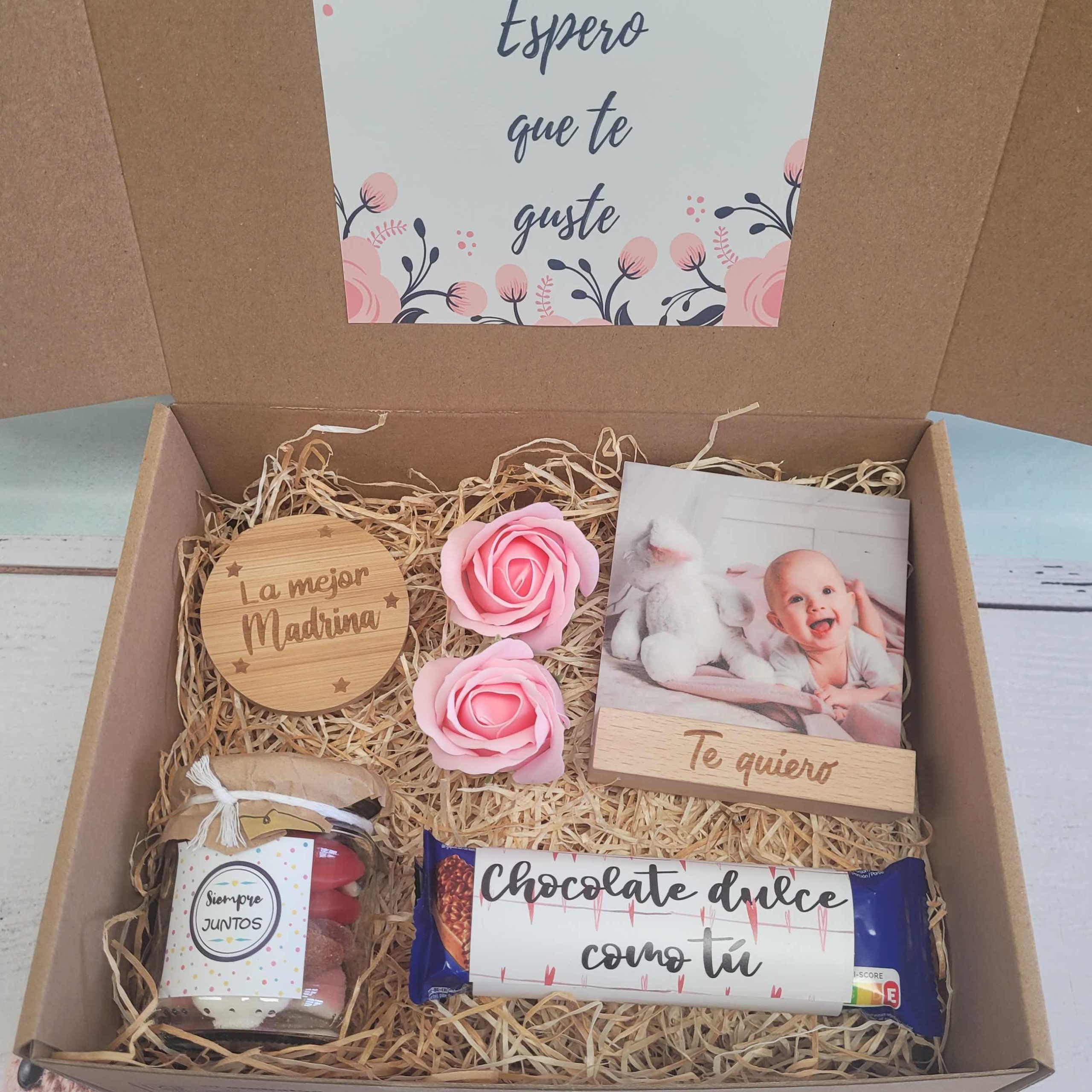 Caja regalo madrina - Foto impresa