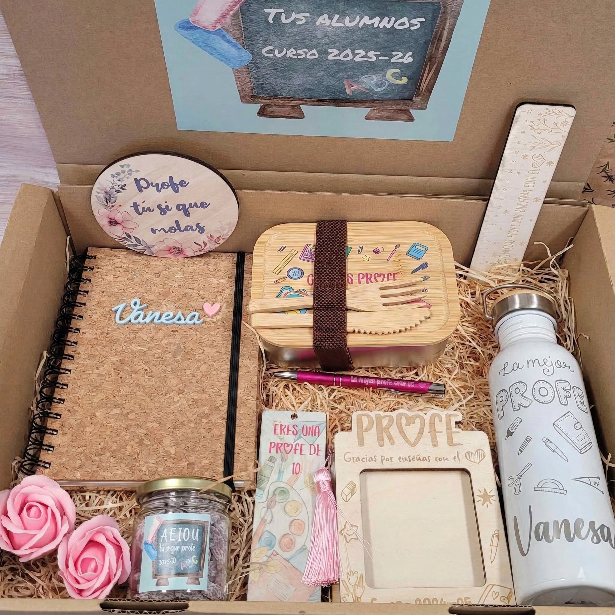 Caja regalo profe fin de curso