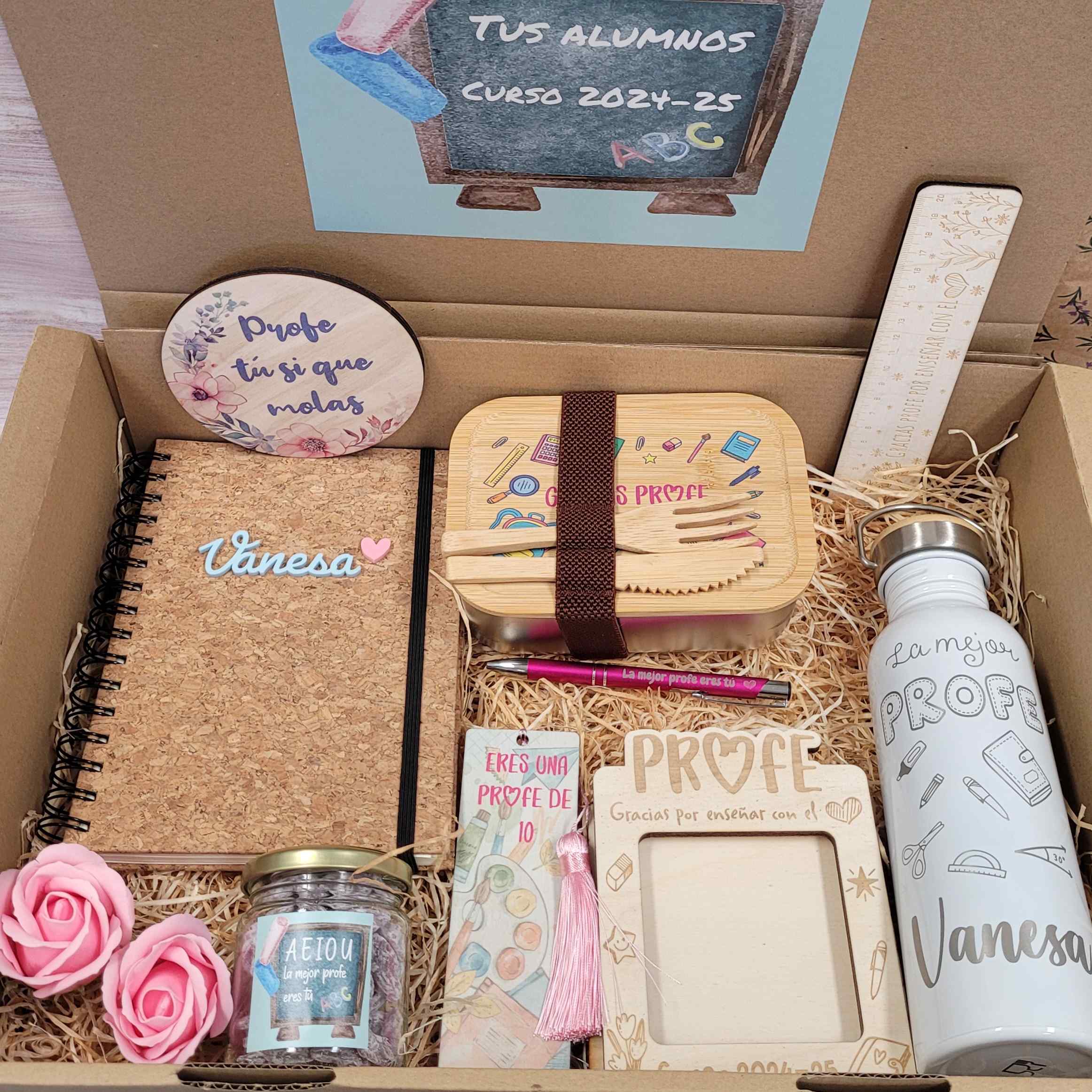 Caja regalo profe fin de curso