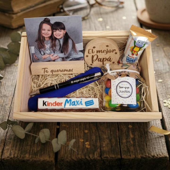 Caja madera regalo papá