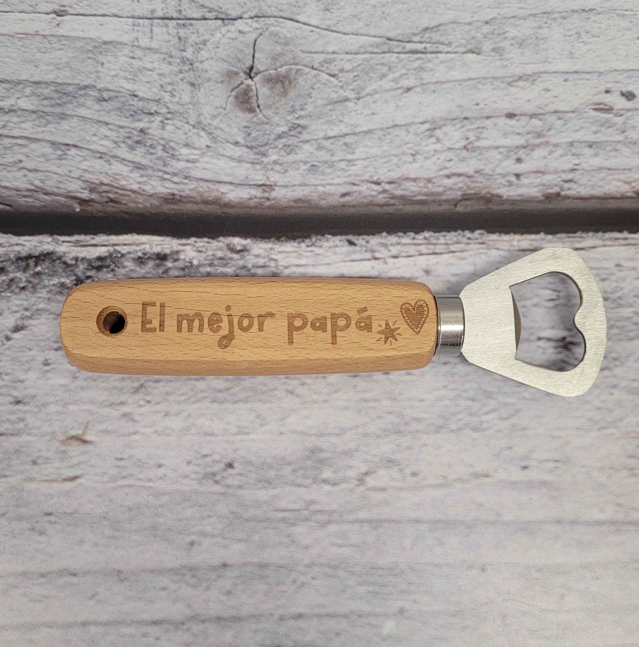 Abridor grabado el mejor papá