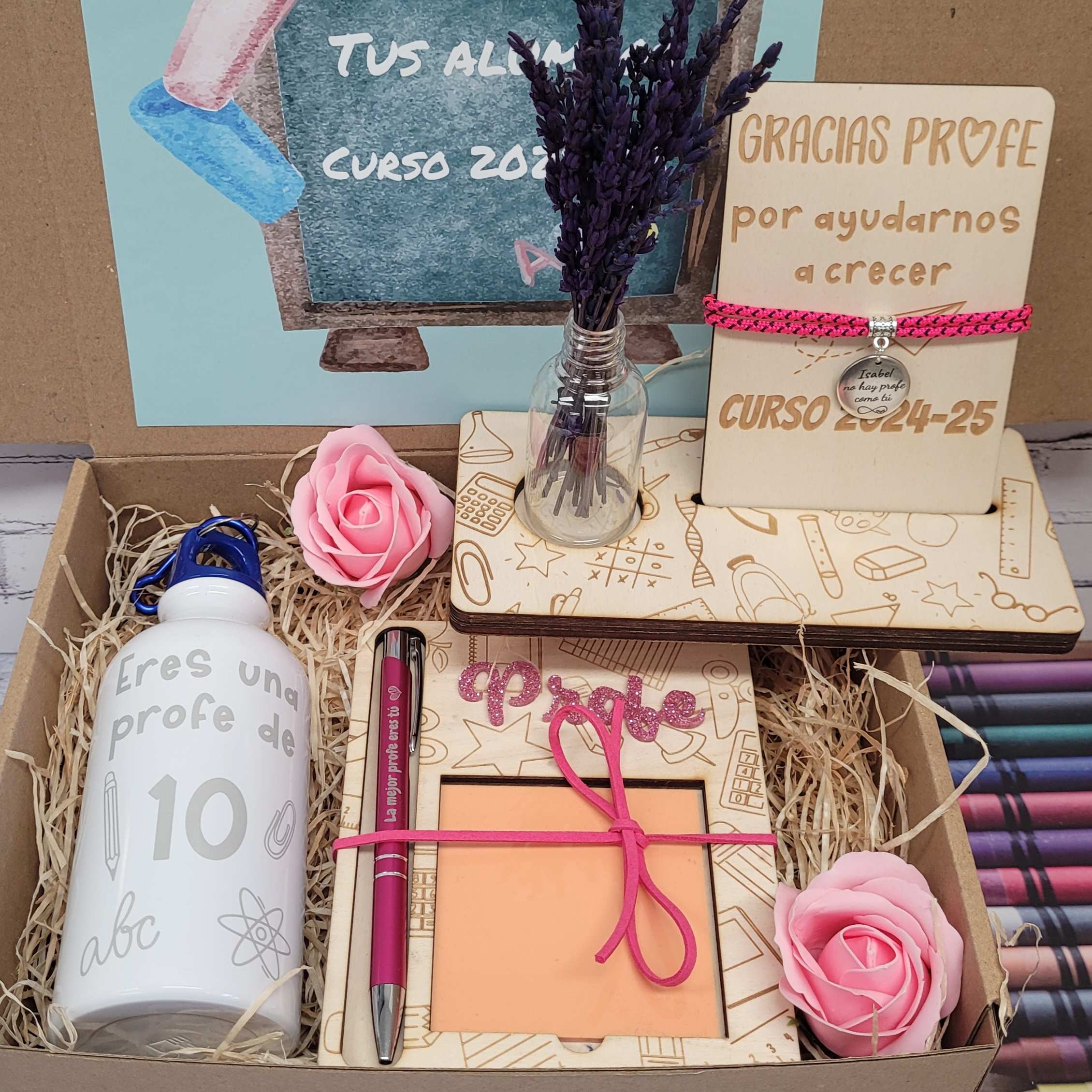 Caja regalo original para profesora