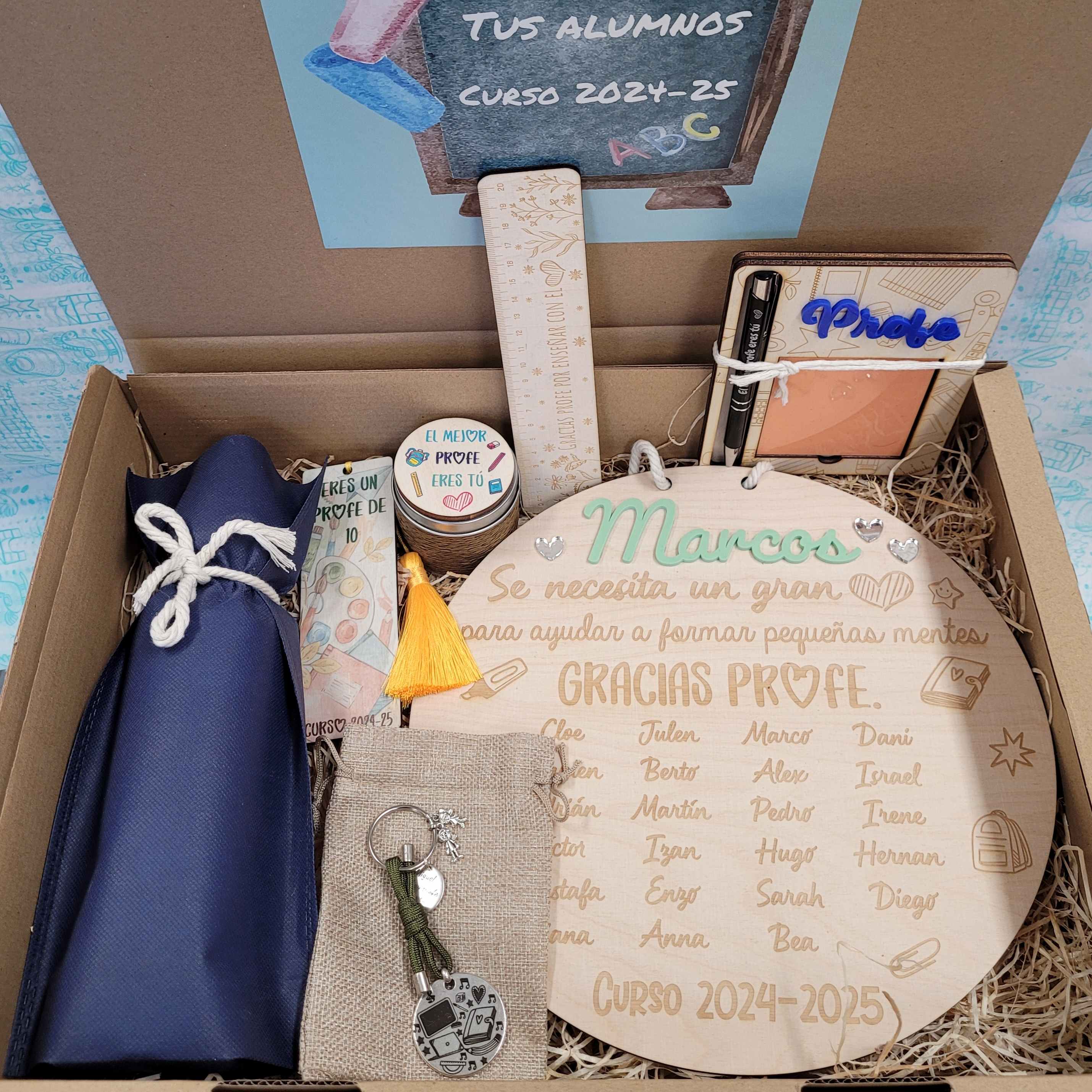 Caja regalo profesor