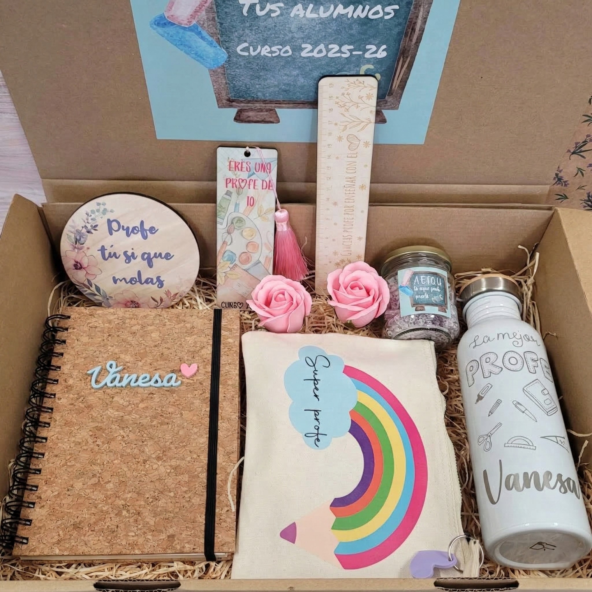 Caja regalo super profe