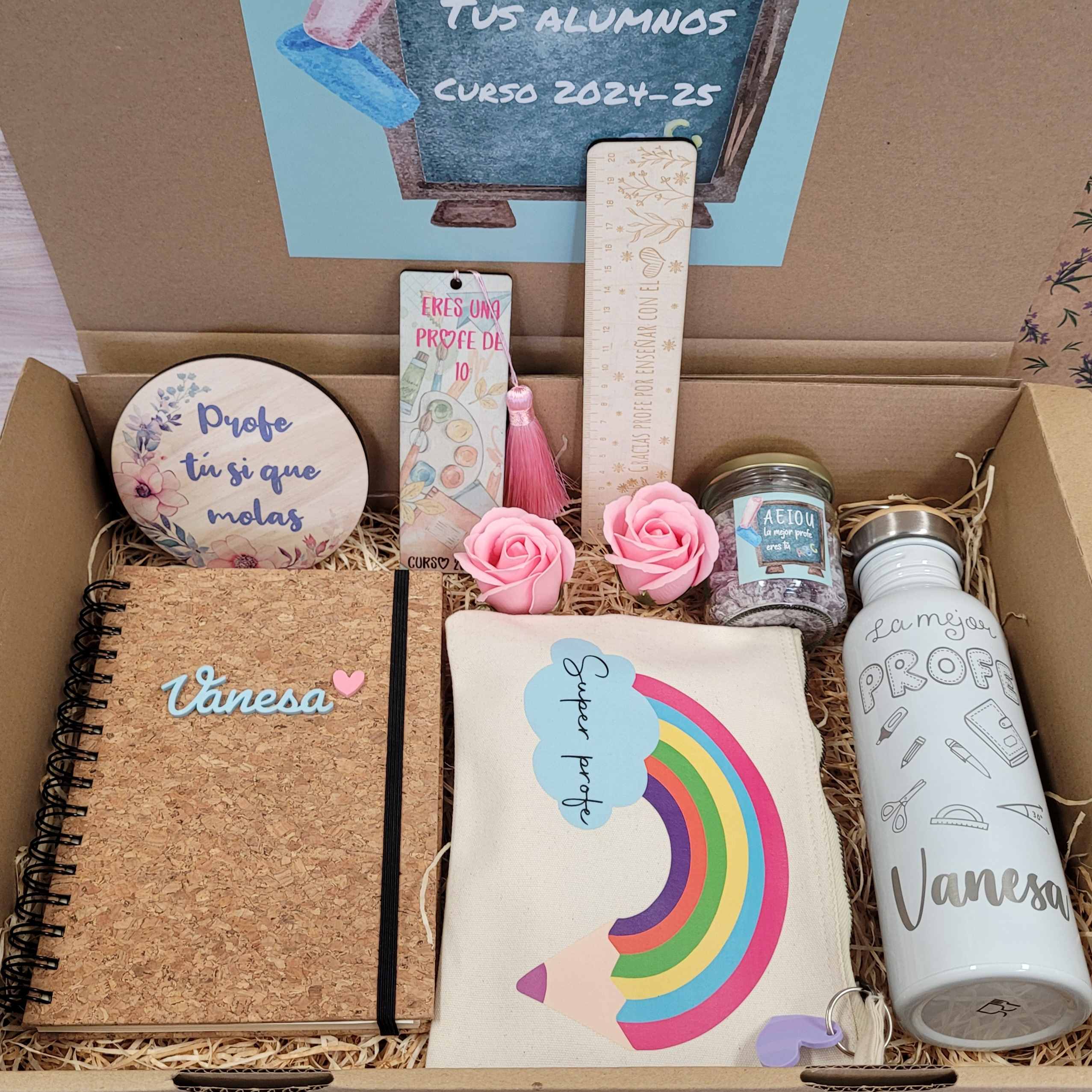 Caja regalo super profe