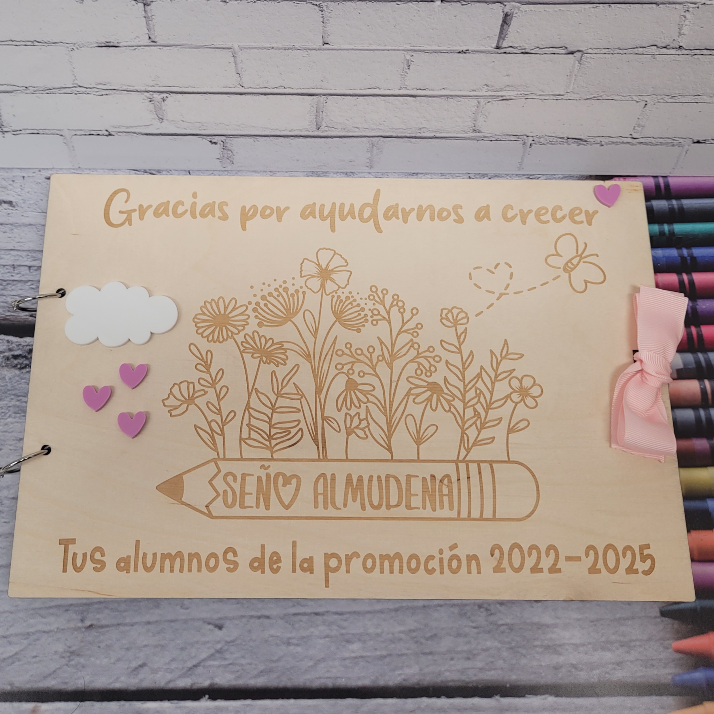 Libro de dibujos regalo profe