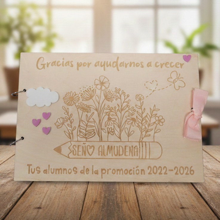 Libro de dibujos regalo profe