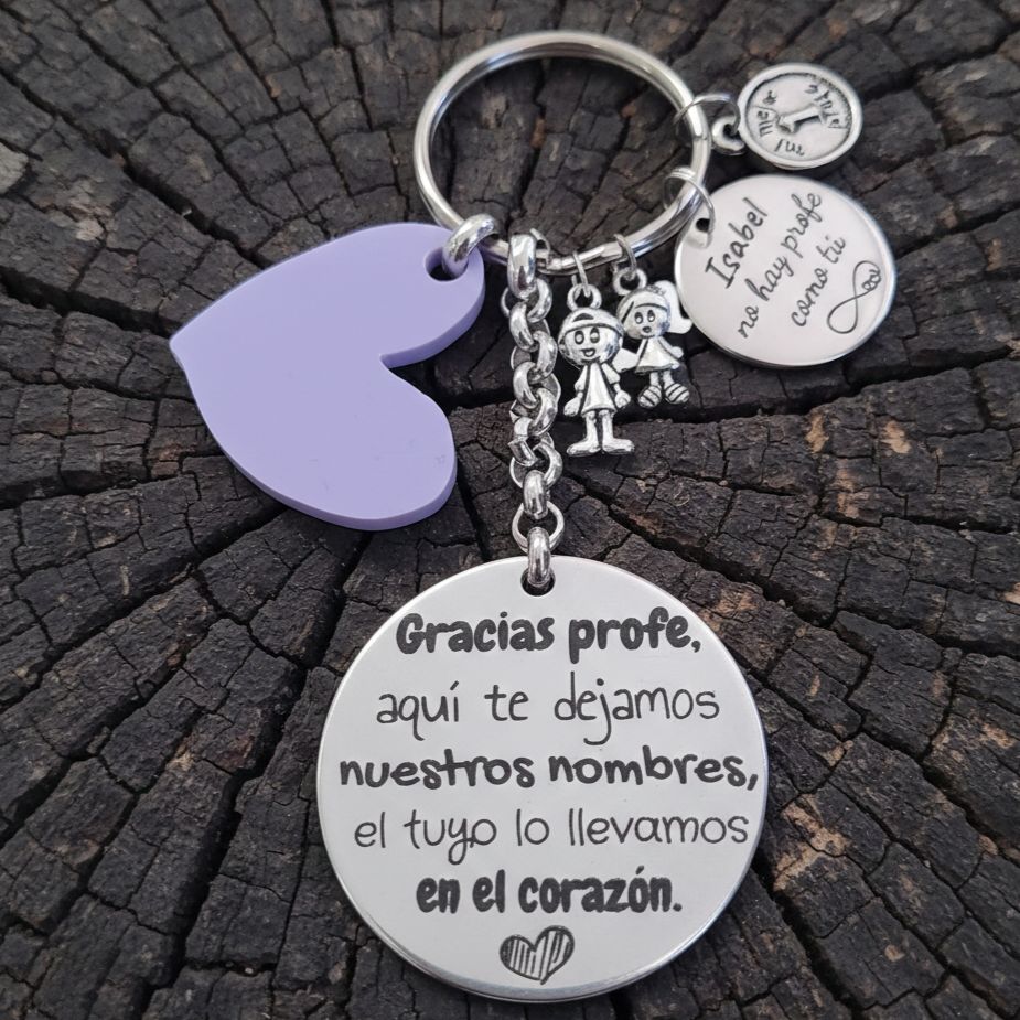 Llavero profes fin de curso