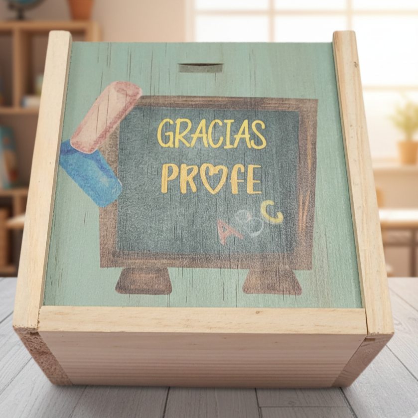 Llavero regalo profesora personalizado