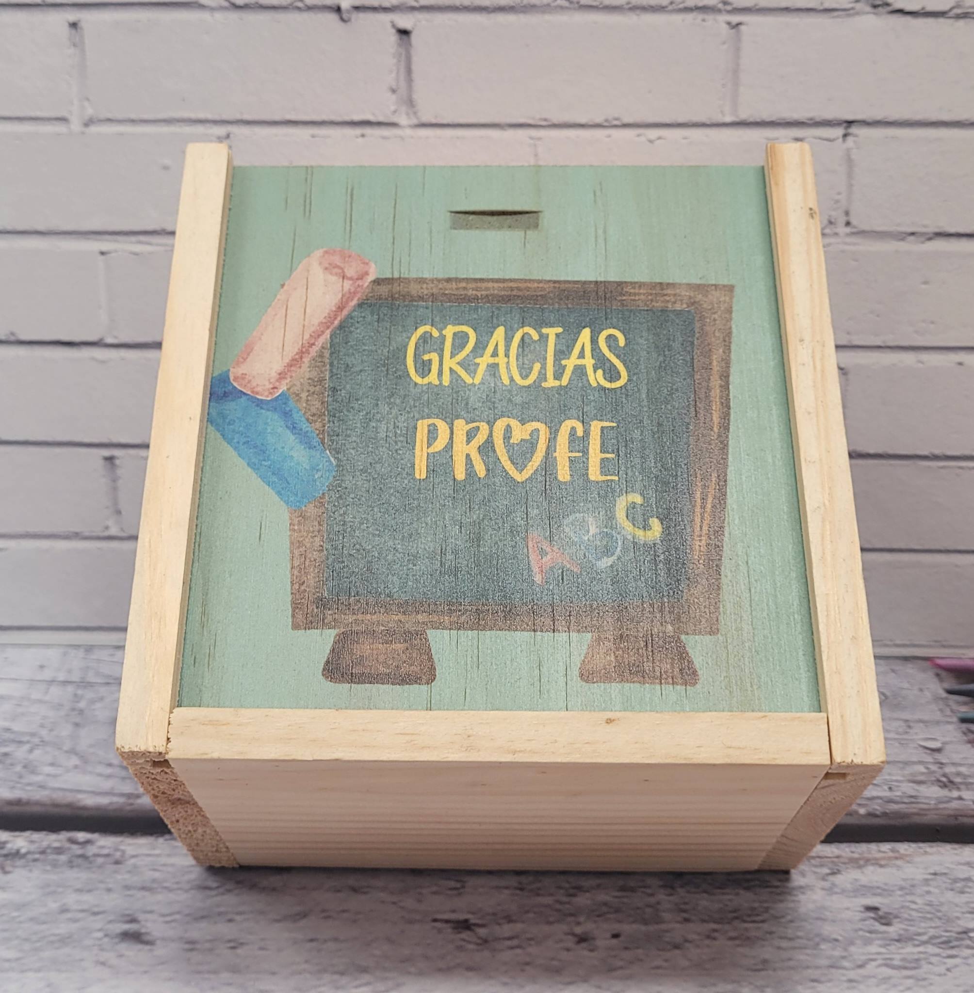 Llavero regalo profesora personalizado