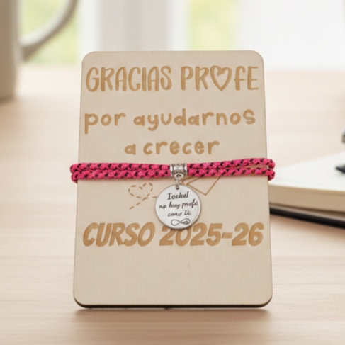 Pulsera regalo profesora