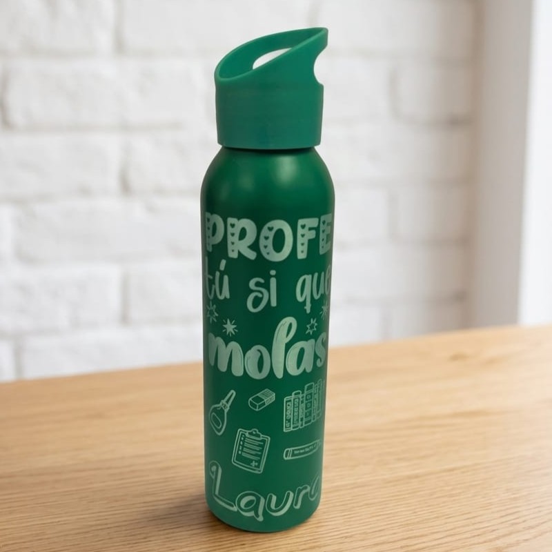 Botella con mensaje profe