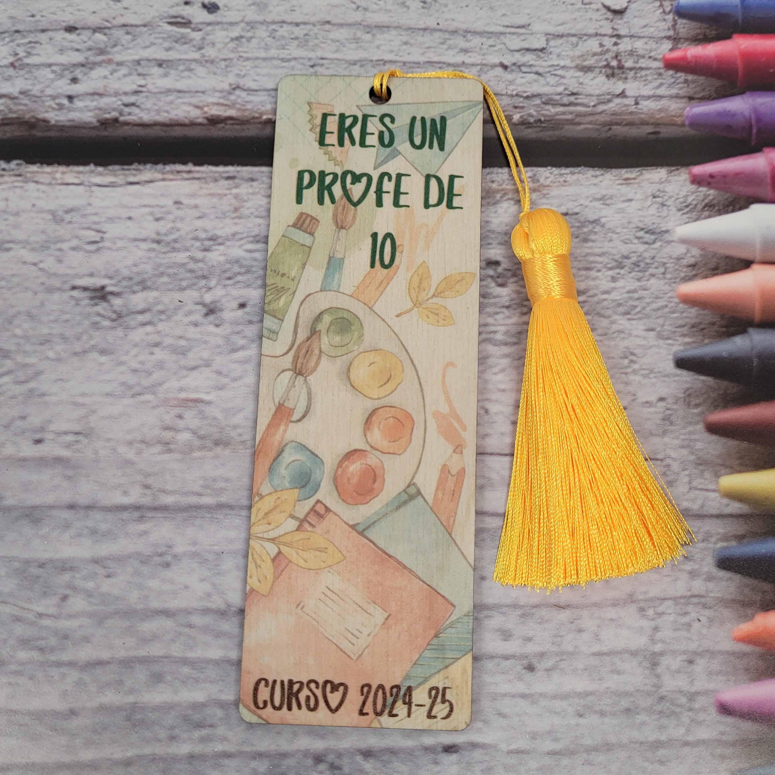 Marcapaginas regalo profesor