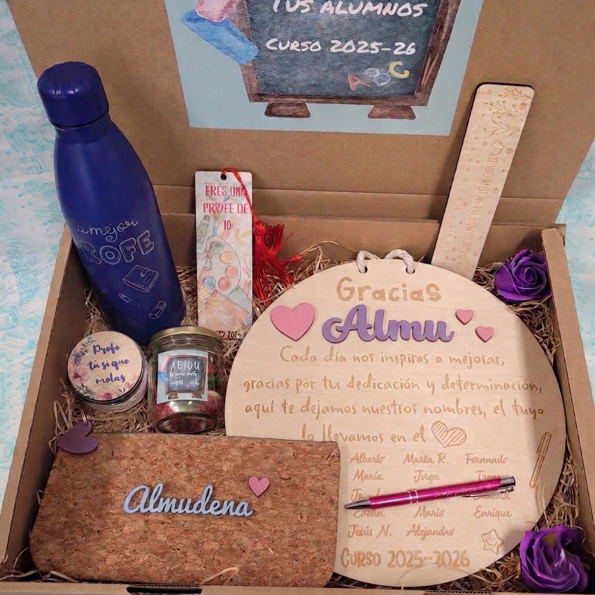 Caja regalo profesora infantil