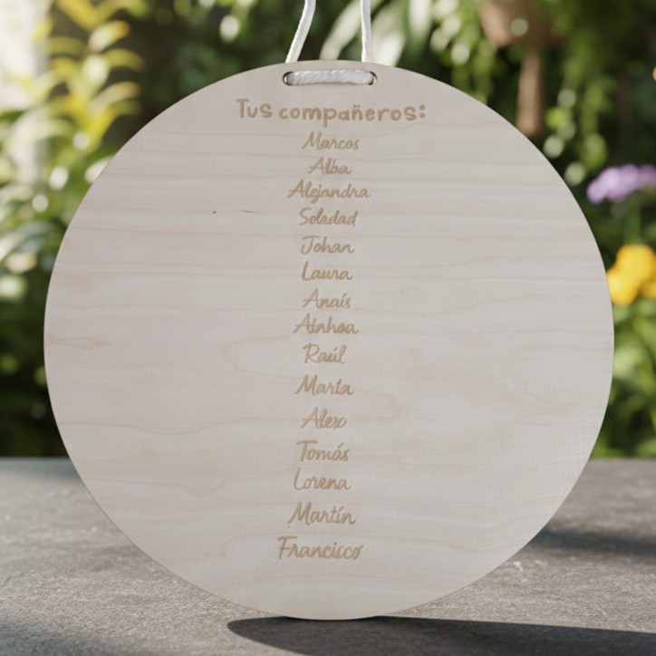 Placa de jubilación personalizada trasera
