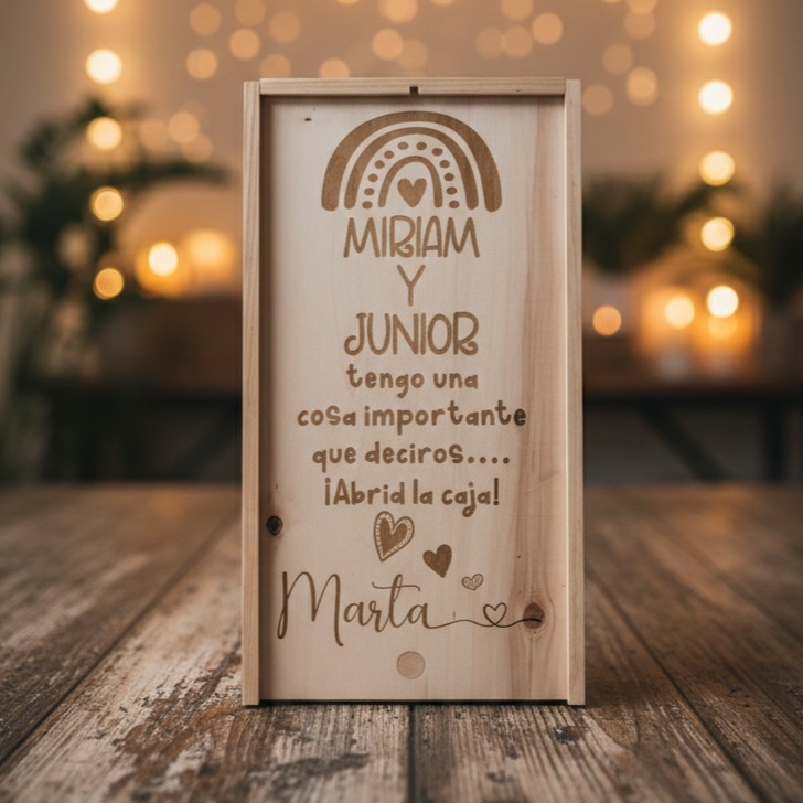 Caja ¿ Queréis ser mis padrinos ?