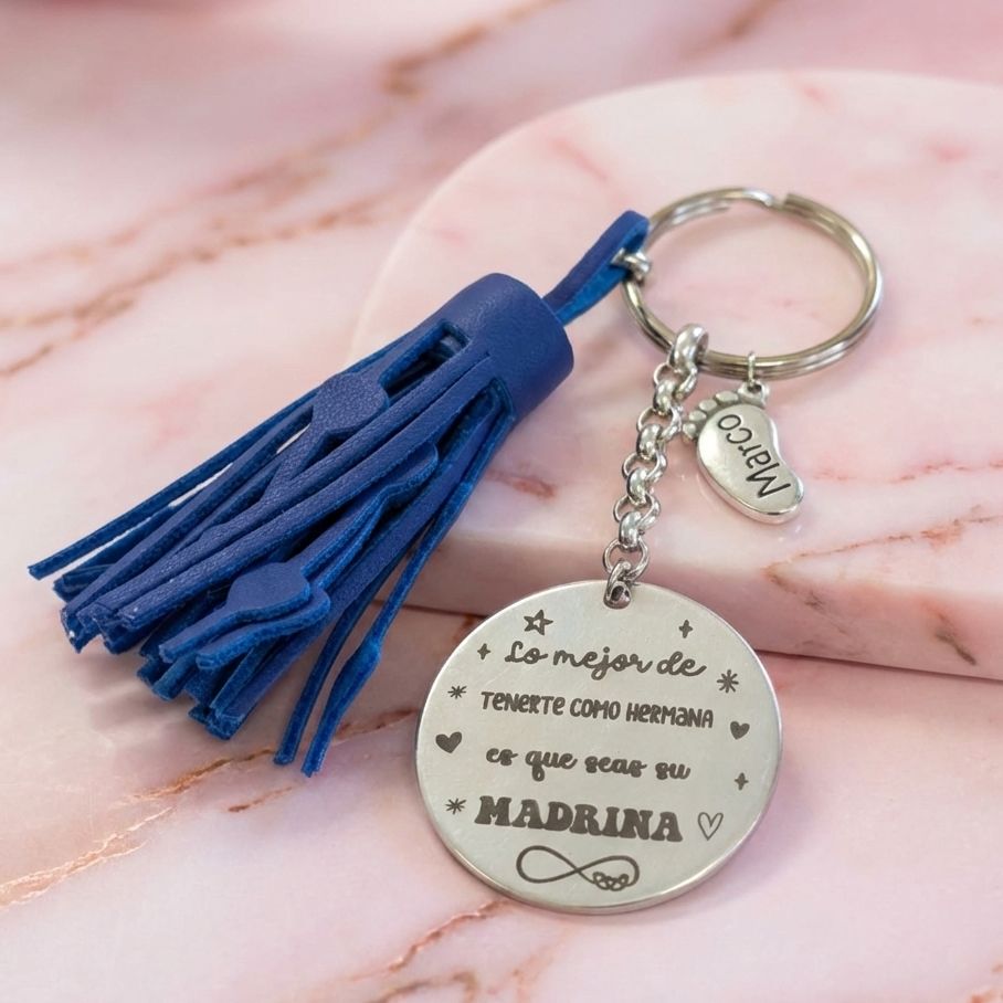 Llavero madrina regalo bautizo