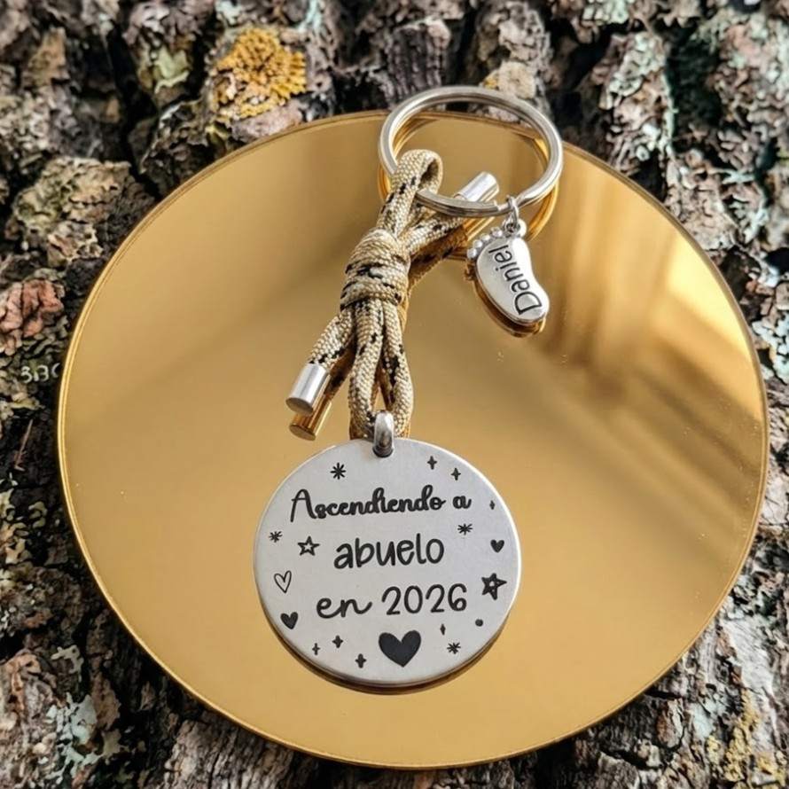 Llavero personalizado abuelo primerizo