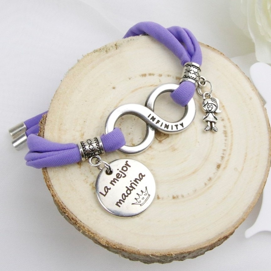 Pulsera la mejor madrina infinity