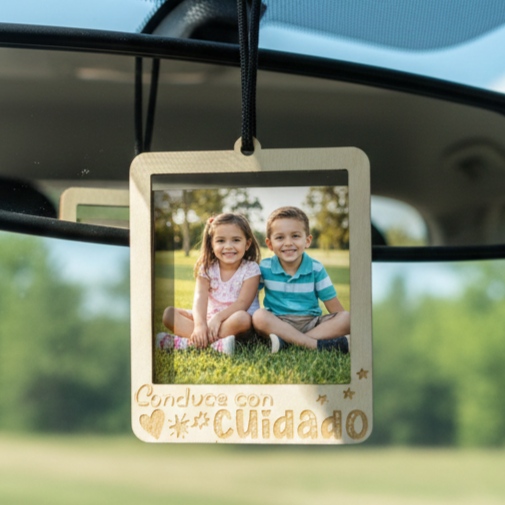 Colgante retrovisor coche papá