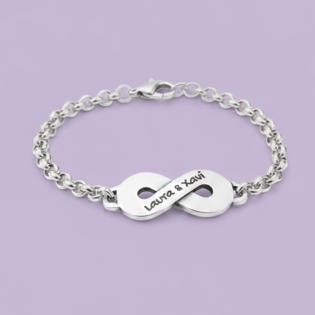 Pulsera personalizada infinito