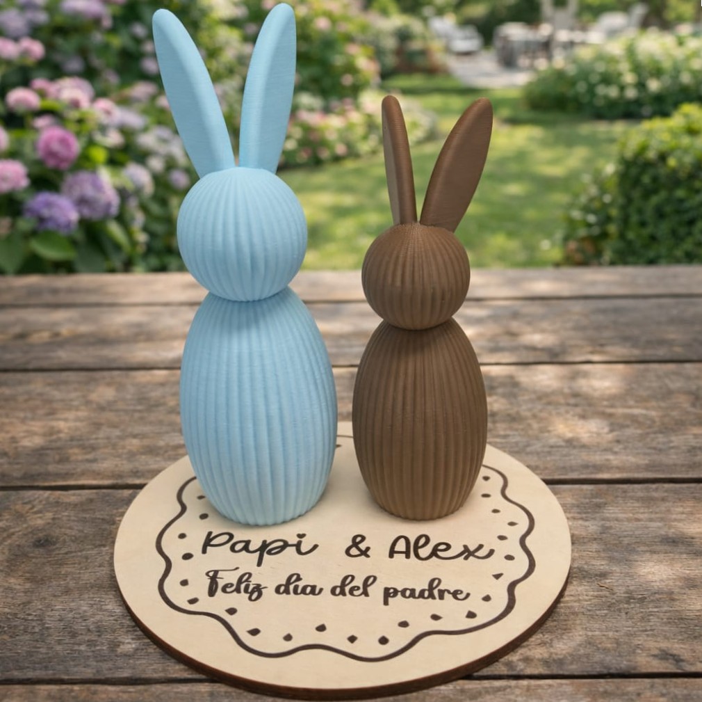 Familia conejos personalizados