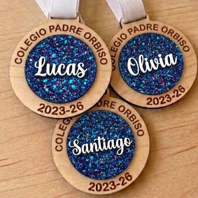 Medallas  personalizadas para graduación