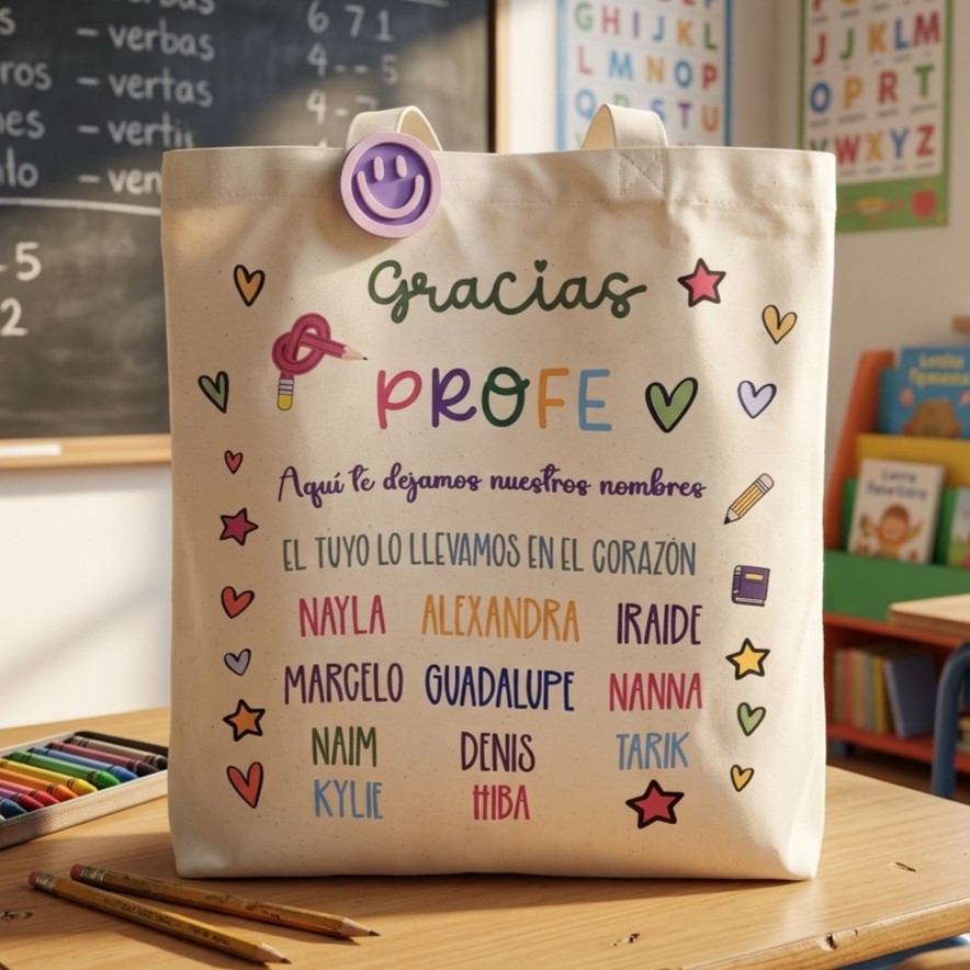 Bolsa gracias profe