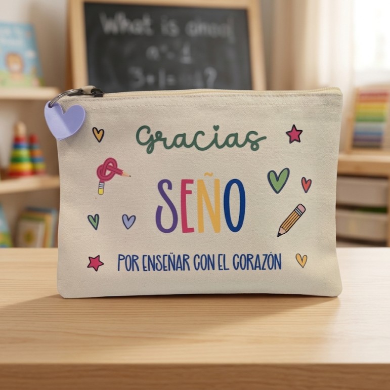 Estuche gracias seño